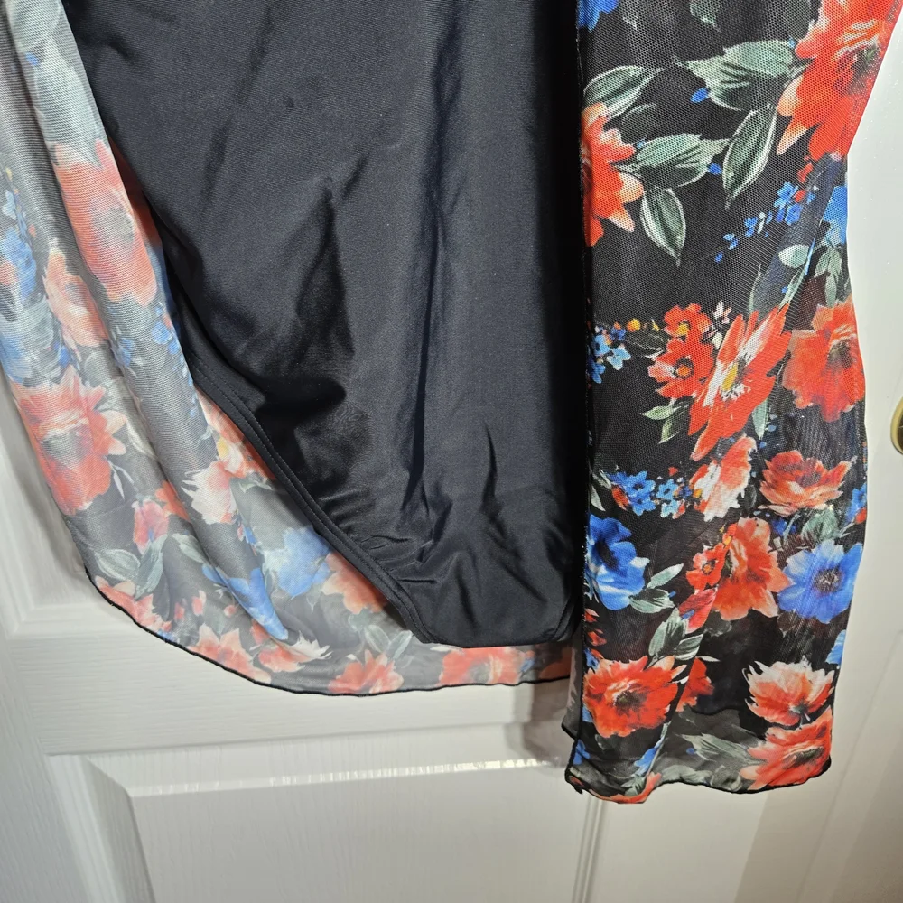 BloomChic Floral Swim Dress - Picture 7 of 7